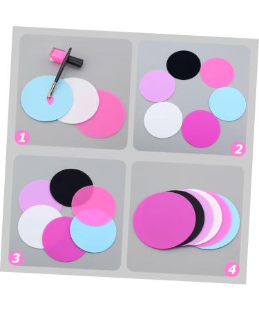 Anneome 6 pi ces Palette de Nail Art Silicone Plaques de M lange pour Vernis Ongles Pigments et Maquillage Outil de Manucure Professionnel et Usage Domestique - Buy Online on GoSupps.com