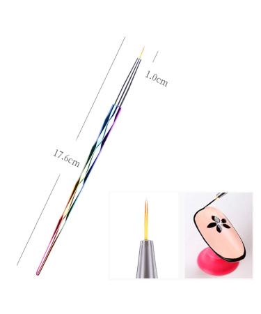 MWoot 10-Part Nail Brush Set | Nail Art Painting & Drawing Brushes for UV Gel & Acrylic Fingerails | Nail Liner Brushes & Accessories for Pedicure & Manicure - Buy Online on GoSupps.com