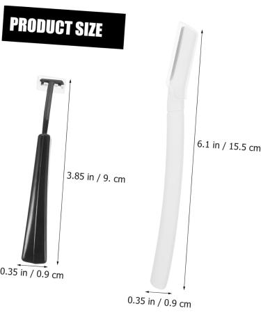 FRCOLOR 12 Sets Portable Eyebrow Trimmer Kit - Stainless Steel Razors & Scissors for Men & Women - Perfect Facial Grooming Accessories - Buy Online on GoSupps.com