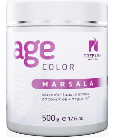 Tree Liss Matizador Marsala Age Color 500g - Hair Mask Toner for Vibrant Marsala Tones | International Shipping Available - Buy Online on GoSupps.com