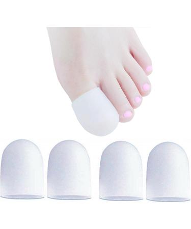 Gel Toe Caps for Big Toe Protection - 4-Piece Toe Pads & Separators for Blisters & Calluses Relief - Buy Online on GoSupps.com
