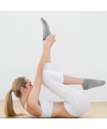 Jinlaili Yoga Socks Slippers for Women & Men - Anti-Slip Cotton Slide Socks for Pilates Gymnastics Barre & Dance (EU 37-42) - Buy Online on GoSupps.com