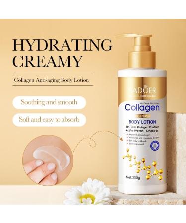 Collagen Body Lotion Collagen Cream Face Lotion & Body Lotion Skin Firming Moisturizer Anti Aging Collagen Facial Lotion & Moisturizers for Skin - Buy Online on GoSupps.com