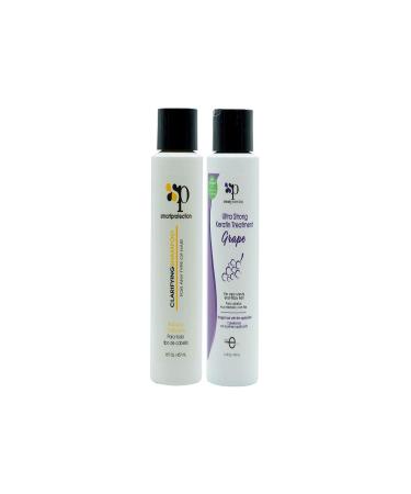 Grape Ultra Strong Keratin Treatment & Clarifying Shampoo 16oz | Smart Protection - Revitalize & Strengthen Hair Worldwide - Buy Online on GoSupps.com