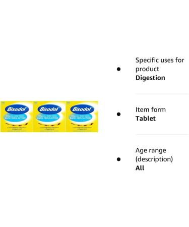 Bisodol Indigestion Relief Tablets 100 x 3 Packs - Buy Online on GoSupps.com