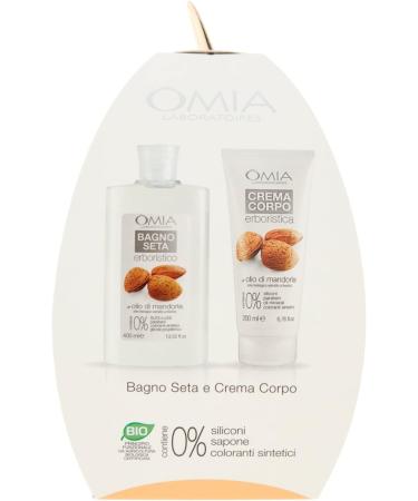 Omia - Body Almond Oil Contains a berry and a body cream Moisturizing emollient and regenerating Dematologically tested - Buy Online on GoSupps.com