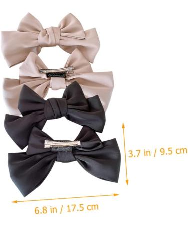 minkissy 8 Pairs bow hairpin bows for baby girls new year hair decoration linen hair bows baby girls bows ribbon bowknot accessories bow alligator clips Miss fabric wedding hair clip - Buy Online on GoSupps.com