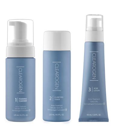 Acne Treatment Kit Acne Kit Skin Care Acne Acne Skin Care Set Natural Anti-DHT Deluxe Set Sensitive Skin 3-Piece Set 2-Month Supply