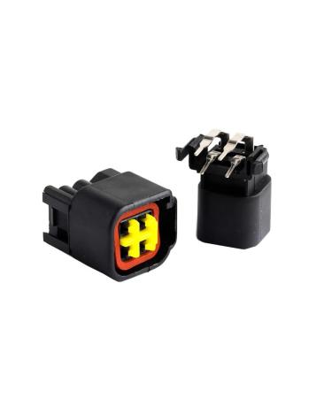 Piketu Hengliang Store 05.10.20/50 sentences 4 pin furukawa electrical housing FWY-C-4F-B Waterproof male female black plug 12444-5504-2 (color: 4p female male: 1 stet_4p) 1 stet_4p 4p female male