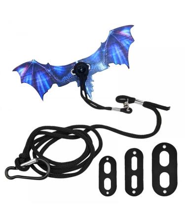Bearded Dragon Lizard Leash Harness Adjustable Leather Removable Lizard Harness Leash w/3 Size Lizard Wing Nylon Rope Lead for Bearded Dragon Lizard Reptiles purple - Buy Online on GoSupps.com