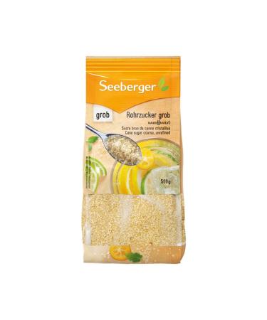 Seeberger cane sugar coarse 12 -pack: full tube sugar particularly aromatic - ideal for cocktails and for baking - roughly - unaffected vegan (12 x 500 g) 500 g (12 -pack)