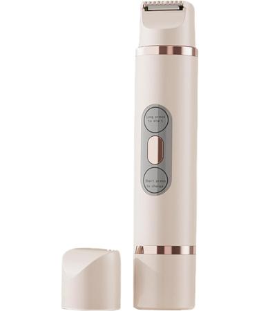Facial hair remover for bikini zone electric epilator for women bikini shaver double head for legs face armpits and compact pubic hair trimmer Beige - Buy Online on GoSupps.com