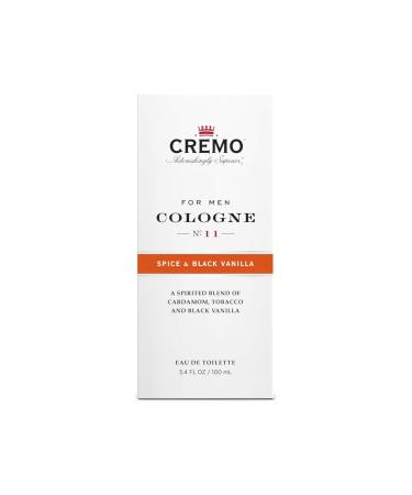 Cremo Astonishingly Superior Cologne for Men No. 11 Spice & Black Vanilla 3.4 fl oz (Pack of 2) - Buy Online on GoSupps.com