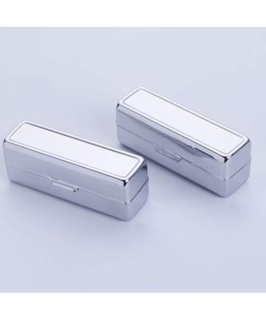 Minkissy 2pcs Lipstick Case with Mirror - Portable Metal Lipstick Holder & Cosmetic Organizer for Women - International Shipping Available - Buy Online on GoSupps.com