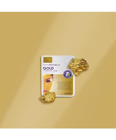 Skin Republic Gold Hydrogel Face Mask For Smooth Younger Looking Skin 25g TRIO - Buy Online on GoSupps.com