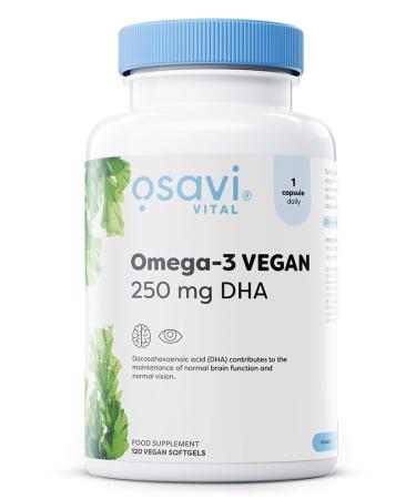 Osavi Omega3 Vegan 250mg DHA 120 vegan softgels