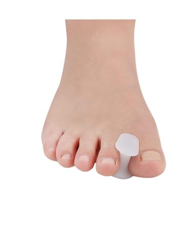 Lezed Gel Toe Spreader - Hallux Valgus Correction Silicone Toe Separator for Overlapping Toes - Soft & Comfortable 10 Pack - Buy Online on GoSupps.com