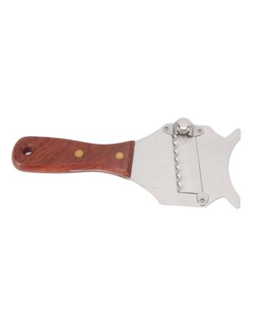 Truffle plane stainless steel chocolate cheese slicer cheese plane with adjustable blade and ergonomic wooden handle steel truffle grater cutting tool for chocolate