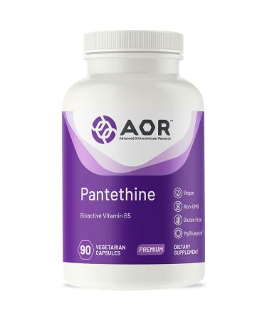 AOR  Pantethine 375mg  Bioactive vitamin B5  90Capsules (90 servings)