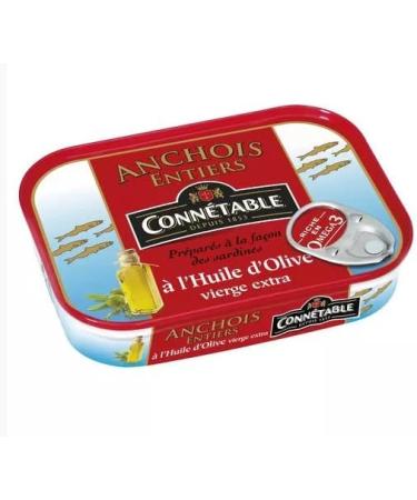 Connetable Anchovies in olive oil 100g - Pack of 3 - Buy Online on GoSupps.com