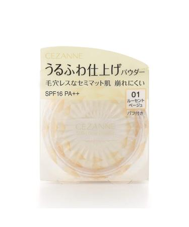 Cezanne Make Up Soft Loose Powder SPF16/PA++ - 01 Lucent Beige (Green Tea Set)