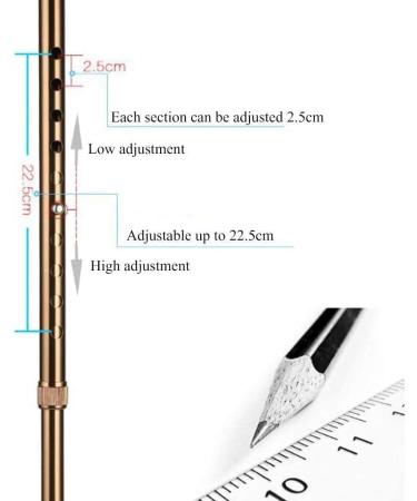 Forearm Crutches Adjustable Crutches Multifunctional Single-Slip Crutch Rebuilt Dog Aluminum Alloy Senior Walking Stick Anti-Fall Hand Cane Adjustable Retractable Crutches Lightweight Arm Crutch - Buy Online on GoSupps.com