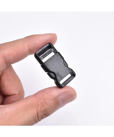 10pcs 1/2"(12.5mm) Side Release Buckles Plastic Black Quick Adjustable Buckle For Backpack Strap DIY Pets Collar Accessory - Buy Online on GoSupps.com