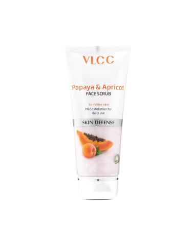 Buy VLCC Papaya & Apricot Face Scrub - 80gm (Pack of 2) | International Shipping Available - Buy Online on GoSupps.com
