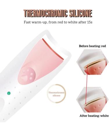 Sujurio Pink Electric Eyelash Curler Lasting and Portable Shaping Curling Eyelash Clip - Buy Online on GoSupps.com