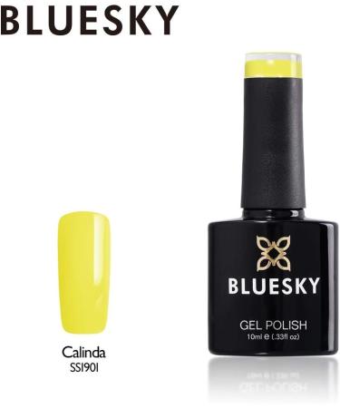 Bluesky Gel Nail Polish YELLOW CALINDA - BRIGHT YELLOW Spring Summer Color Nail UV LED Soak Off 10ml - Buy Online on GoSupps.com