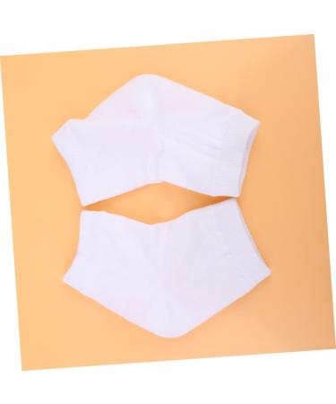 Ipetboom 6 Pairs Dry Feet Heel Protector Socks Ankle Socks Anti Crack Heel Socks Moisturizing Socks Breathable Socks Toeless Spa Socks Heel Sleeves Foot Socks White Gel Women's Ordinary - Buy Online on GoSupps.com