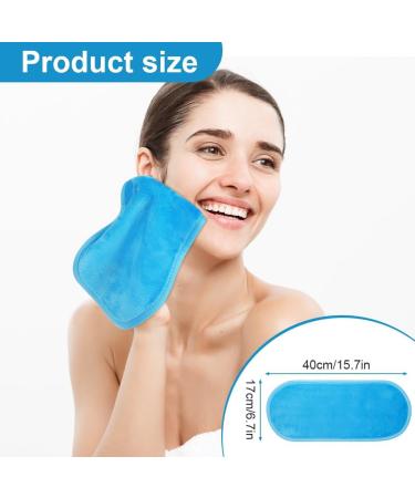 URAQT 5 Pack Face Cloths Make Up Remover Microfibre Face Wipes for Reusable Makeup Remover Cloth Washable Ultra Soft Facial Cleansing Wipe Cloths (Blue/Rose/Red Black/Pink/Green) 5pcs-multi-colored - Buy Online on GoSupps.com