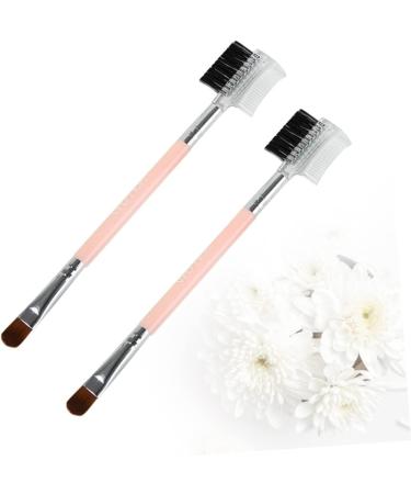 Didiseaon Spoolie Brush 1 Eyeshadow Makeup Brush Brow Brush Double-headed Eyeshadow Brush Lip Makeup Face Makeup Brushes Women Makeup Brush Eyelash Brush Portable Pink Beauty Tools Miss - Buy Online on GoSupps.com