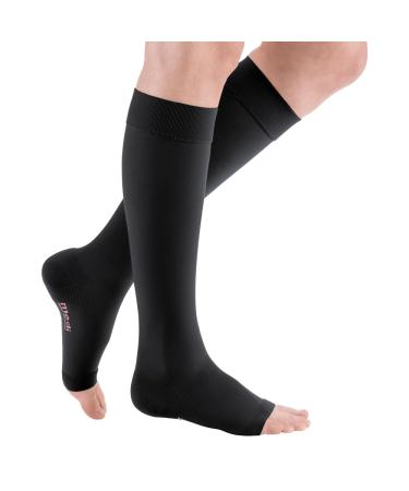 mediven plus CCL1 AD compression stockings short - without toe IV black