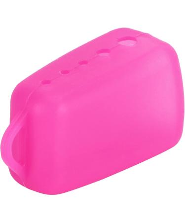 Silicone Electric Toothbrush Head Cover - Portable Protective Cap for Travel Camping & Bathroom | Rose Red - Buy Online on GoSupps.com