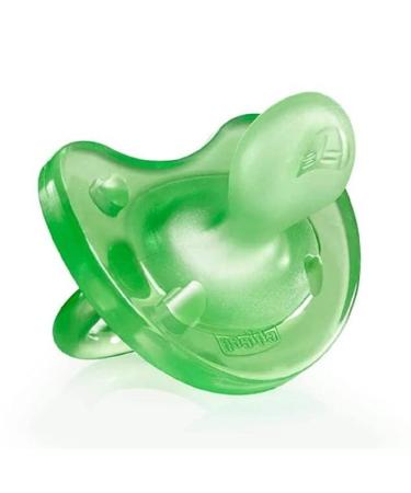 Chicco 00002712310000 Teat "Physio Soft" 6m+ silicone 1 piece neutral green