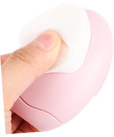 POPETPOP Facial Scrubber Exfoliator Man-made fiber plastic soft cleaning brush pebble cleaner brush wash brush brush Scrub soft fur makeup brush cleansing brush washbasin brush - Buy Online on GoSupps.com