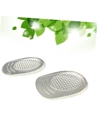 4 Pairs Silicone Insoles - Comfort Heel Pads for Shoes | Half Insole in White - Size 1 - Buy Online on GoSupps.com