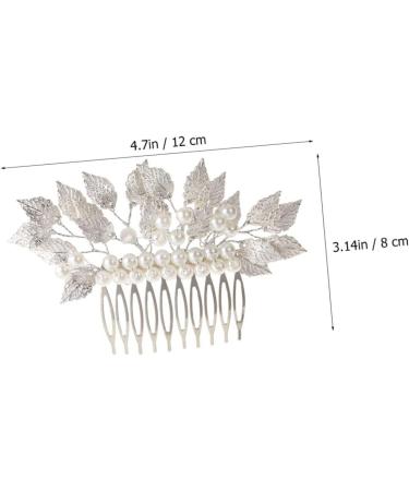 Angoily Hair Accessories Flower Side Comb Wire Hair Combs Hairdressing Side Comb Wedding Hair Clips Side Hair Combs Simple Side Comb Gold Hair Pin Tiara Zinc Alloy Delicate Bride - Buy Online on GoSupps.com