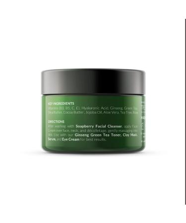 Tree To Tub Hydrating Face Moisturizer - Water Based Hyaluronic Acid Vitamin C & E Cream for Dry, Sensitive Skin - Organic Aloe, Green Tea, Ginseng - 2 Pack - Buy Online on GoSupps.com