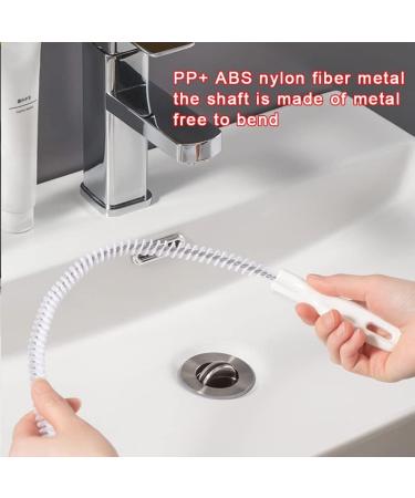 5 Pcs Pipeline Dredging Brush Sink Drain Cleaning Brush Waterpipe Overflow Cleaner 17.7 inch Drain Cleaning Brush with Anti-Slip Handle Household Sewer Hair Cleaner for Sink Bath Plug Sewer - Buy Online on GoSupps.com
