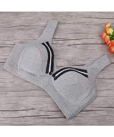 AYNEFY Nursing Bra - Lightly Padded Cotton for Breastfeeding & Pregnancy (XL Gray) | Prevents Sagging International Shipping Available - Buy Online on GoSupps.com