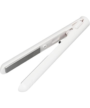 Buy Portable White Hair Straightener | Even Heating Flat Iron for Perfect Hair Bangs | International Shipping - Buy Online on GoSupps.com