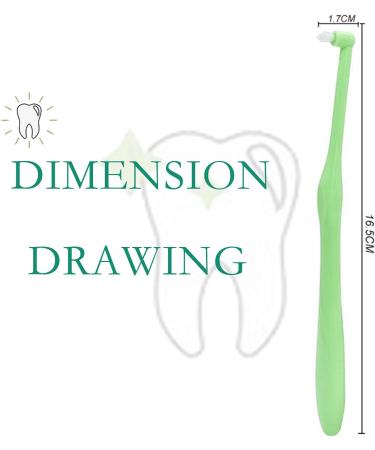 3-Piece Slim Tuft Toothbrush Set for Orthodontic Braces & Detail Cleaning - Buy Online on GoSupps.com