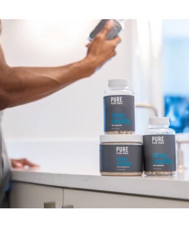 Pure for Men Stay Ready Fiber Supplement - 60 Capsules | Digestive Health & Wellness - Buy Online on GoSupps.com