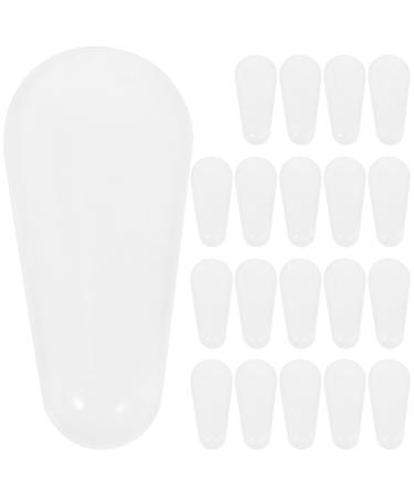 Lurrose glasses bridge pad 10 pairs of glasses nose pads soft silicone self-adhesive slip-resistant glasses pads replacement transparent nose pillows for sunglasses glasses