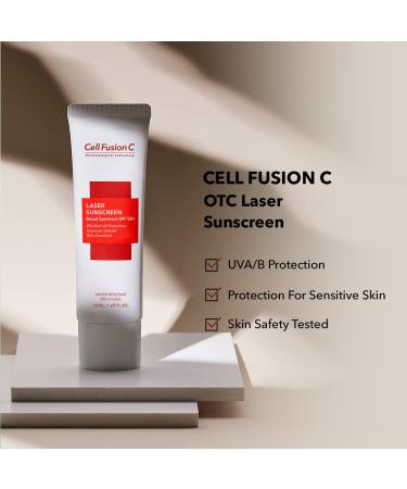 Cell Fusion C Laser Sunscreen SPF 50+ | Water Resistant Anti-Aging Facial Sunscreen | Reef Safe - Buy Online on GoSupps.com