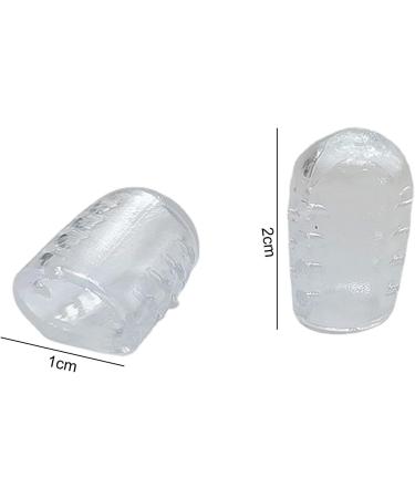 Vermon 30Pcs Silicone Toe Protector for Foot Pain Relief - Breathable Cushioning for Corns, Blisters, Ingrown Toenails - Transparent - Buy Online on GoSupps.com