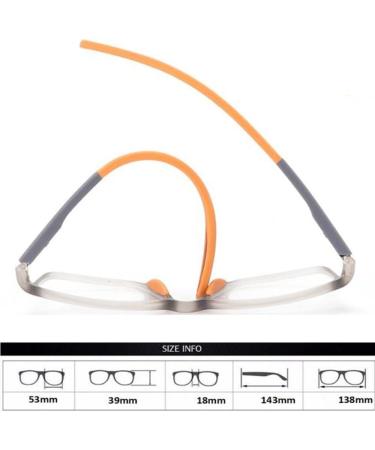 JWW Photochrome Reading Glasses for Men & Women | Blue Light Filter +2.00 Aspherical Lens Fashion Sunglasses - Buy Online on GoSupps.com