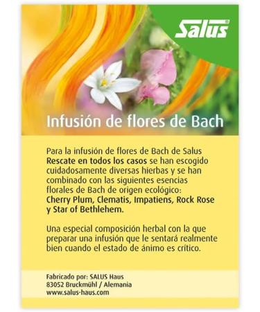  Salus 'SALUS Bio BACH Tea Flowers' for cases 15 Filter Bag - Buy Online on GoSupps.com